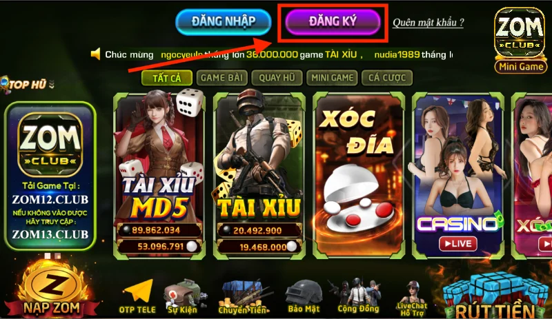 Tại sao người chơi cần phải đăng ký Zomclub? 