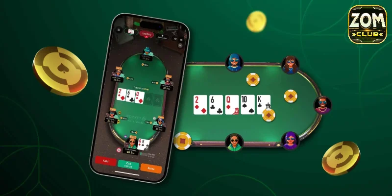 Cách chơi game bài Poker Zomclub chi tiết 