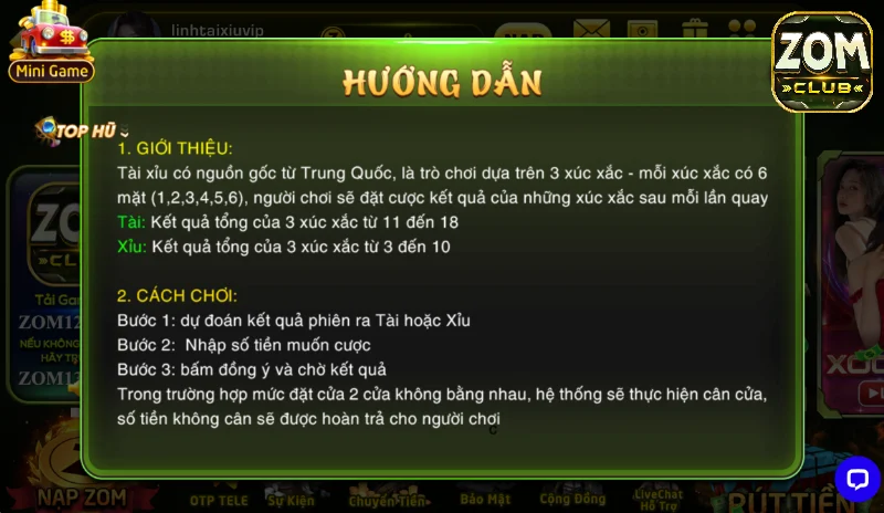 Chiến thuật chơi Tài Xỉu Zomclub kiểu gấp thếp