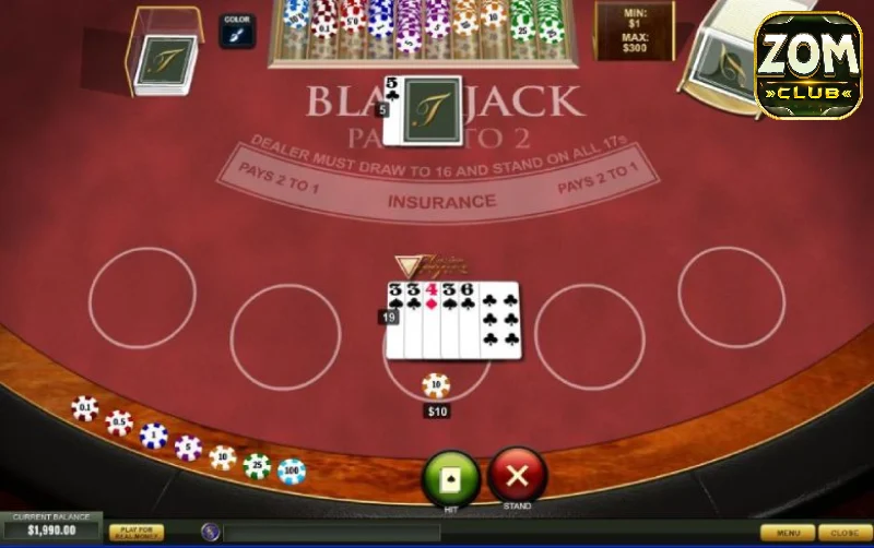 Blackjack Zomclub – Game Bài Với Hình Thức Chơi Hiện Đại