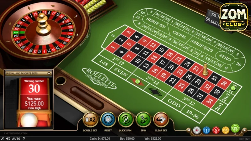 Khái niệm về game Roulette Zomclub