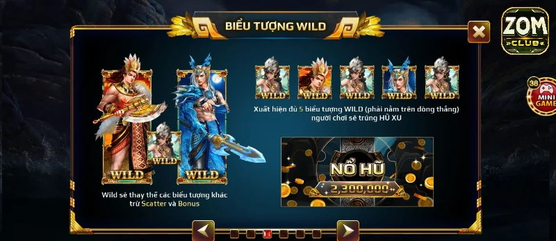 Sơn Tinh Thủy Tinh Zomclub – Đại Chiến Nổ Hũ Kịch Tính